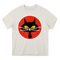 Cream black cat squadron taiwanese u 2 spy plane emblem gift tank top Heavy Core Tee - trangStudio