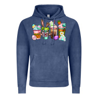 Vintage Denim Easter coffee cups Easter Day Vintage Hoodie - CowGirlArtShop