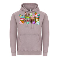 Vintage Zinc Easter coffee cups Easter Day Vintage Hoodie - CowGirlArtShop