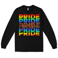 Black pride pride pride Long Sleeve Tee - OliviaCreatesArt