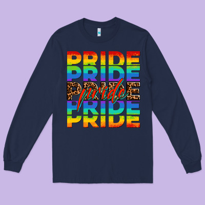 Pride Pride Pride Long Sleeve Tee Designed By Oliviacreatesart