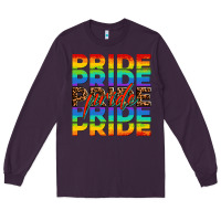 Plum pride pride pride Long Sleeve Tee - OliviaCreatesArt