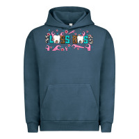 Pigment Midnight Navy floss boss Urban Hoodie - AdoDesignShop
