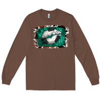 Chestnut Soccer Lips Long Sleeve Tee - Jasminsmagicworld