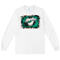 White Soccer Lips Long Sleeve Tee - Jasminsmagicworld