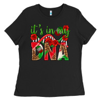 Black It's In My Dna Mexico Ladies Tee - texasbilliewilder