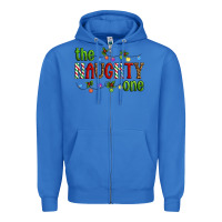 True Royal The Naughty One Christmas Zipper Hoodie - Artiststas