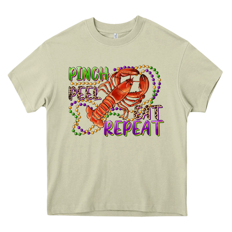 Pinch Peel Eat Repeat Crawfish Heavy Core Tee by RanaPortraitStore | Teevron