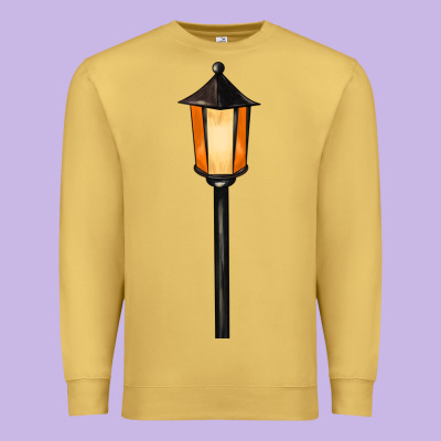 Street Lamp Premium Sweatshirt Designed By Barkaloodesign