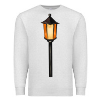 Oatmeal Heather street lamp Premium Sweatshirt - BarkalooDesign