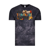 Cloud Black one thankful teacher Vintage Tee - CowGirlArtShop