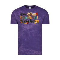 Cloud Purple one thankful teacher Vintage Tee - CowGirlArtShop