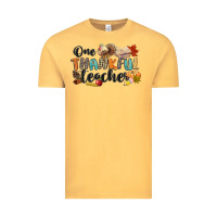 Vintage Mustard one thankful teacher Vintage Tee - CowGirlArtShop