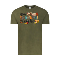 Vintage Olive one thankful teacher Vintage Tee - CowGirlArtShop