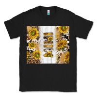 Black western mother's day mini with cowhide and sunflowers tumbler tbs Classic Tee - TumblerDesignByShophia