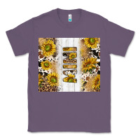 Lavender western mother's day mini with cowhide and sunflowers tumbler tbs Classic Tee - TumblerDesignByShophia
