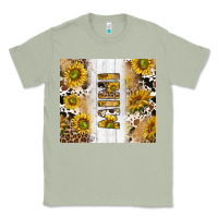 Matcha western mother's day mini with cowhide and sunflowers tumbler tbs Classic Tee - TumblerDesignByShophia