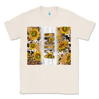Natural western mother's day mini with cowhide and sunflowers tumbler tbs Classic Tee - TumblerDesignByShophia