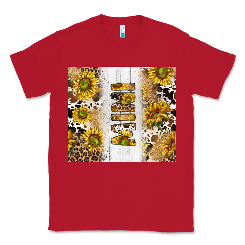 Western Mother's Day Mini With Cowhide And Sunflowers Tumbler Tbs Classic Tee by TumblerDesignByShophia | Teevron