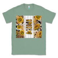Sage western mother's day mini with cowhide and sunflowers tumbler tbs Classic Tee - TumblerDesignByShophia