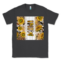 Smoke western mother's day mini with cowhide and sunflowers tumbler tbs Classic Tee - TumblerDesignByShophia