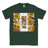 Sports Green western mother's day mini with cowhide and sunflowers tumbler tbs Classic Tee - TumblerDesignByShophia