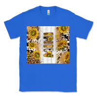 True Royal western mother's day mini with cowhide and sunflowers tumbler tbs Classic Tee - TumblerDesignByShophia