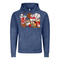 Vintage Denim Baseball coffee cups Vintage Hoodie - HowdyJamesFarm
