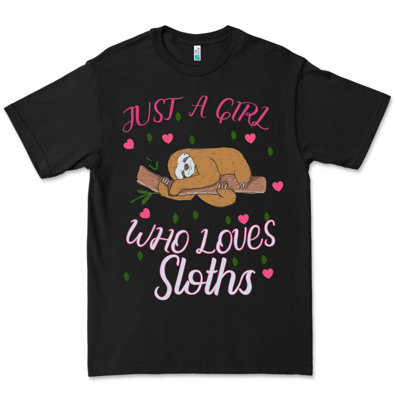 Just A Girl Who Lowes Sloths Premium Tee by Bettercallsaul | Teevron