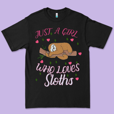 Just A Girl Who Lowes Sloths Premium Tee Designed By Bettercallsaul