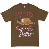 Cacao Just A Girl Who Lowes Sloths Premium Tee - Bettercallsaul