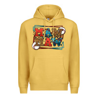 Antique Gold Baseball mawmaw leopard frame Premium Hoodie - LillyAllenDesigns