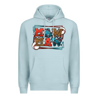 Blue Mist Baseball mawmaw leopard frame Premium Hoodie - LillyAllenDesigns