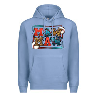 Colony Blue Baseball mawmaw leopard frame Premium Hoodie - LillyAllenDesigns