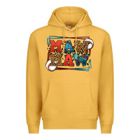 Mustard Baseball mawmaw leopard frame Premium Hoodie - LillyAllenDesigns