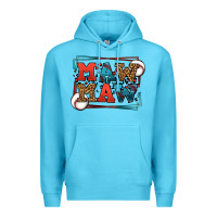 Ocean Blue Baseball mawmaw leopard frame Premium Hoodie - LillyAllenDesigns