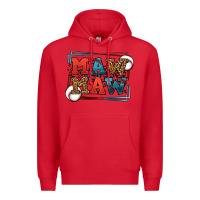 Red Baseball mawmaw leopard frame Premium Hoodie - LillyAllenDesigns