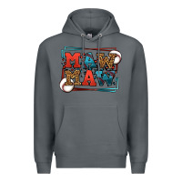 Rock Baseball mawmaw leopard frame Premium Hoodie - LillyAllenDesigns