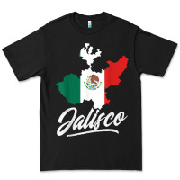 Black Mexico Jalisco Mexican Flag Gift Premium Tee - trangStudio