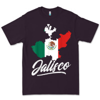 Plum Mexico Jalisco Mexican Flag Gift Premium Tee - trangStudio