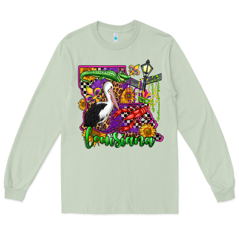 Louisiana Long Sleeve Tee by OliviaCreatesArt | Teevron