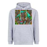 Heather Grey koala tumbler Heavyweight Hoodie - BarkalooDesign