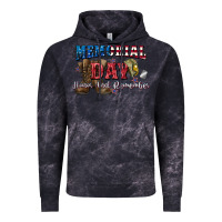 Cloud Black Memorial day honor ans remember Vintage Hoodie - CowGirlArtShop