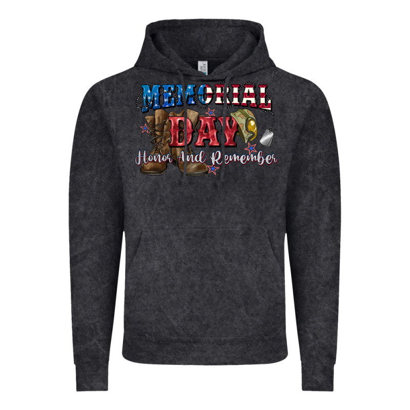 Memorial Day Honor Ans Remember Vintage Hoodie by CowGirlArtShop | Teevron