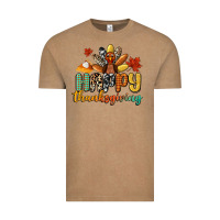 Vintage Coffee happy thanksgiving Vintage Tee - CowGirlArtShop