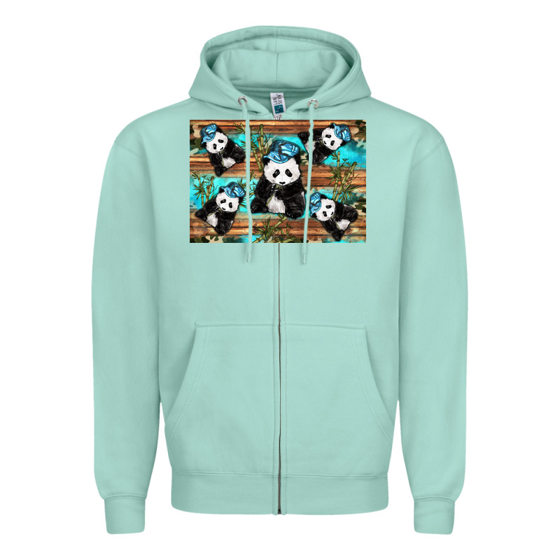 Camouflage Baby Panda Zipper Hoodie by Artiststas | Teevron