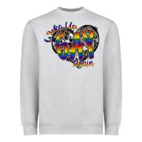 Heather Grey woke up gay again Heavyweight Sweatshirt - SublimationCraftShop