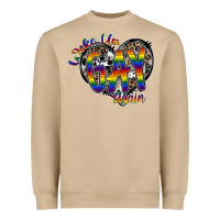 Mushroom woke up gay again Heavyweight Sweatshirt - SublimationCraftShop