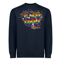 Navy woke up gay again Heavyweight Sweatshirt - SublimationCraftShop