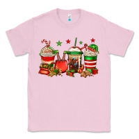 Bubblegum Pink Christmas elfs coffee Classic Tee - Jasminsmagicworld